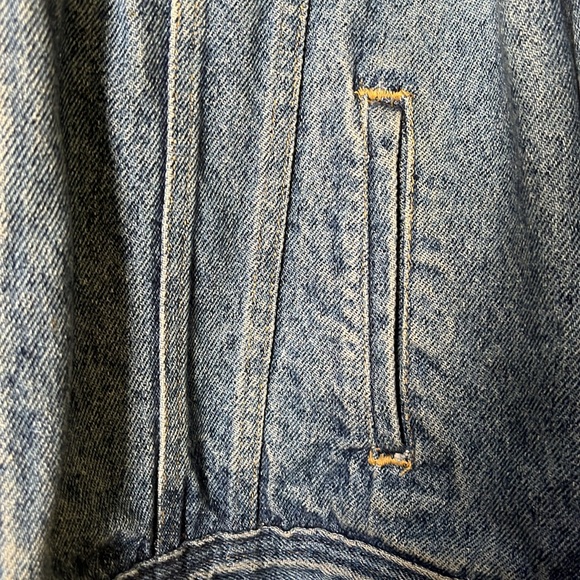 Lee Riders Denim Blue Jean Jacket Size XL Vintage EUC - Picture 5 of 10